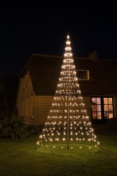 Vlaggenmast Kerstboom met paal 3m